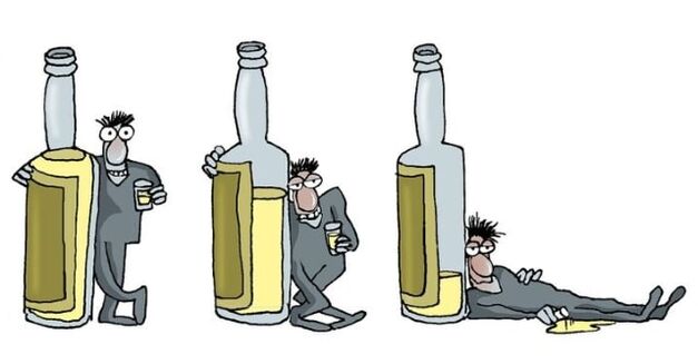 стадії чоловічого алкоголізму