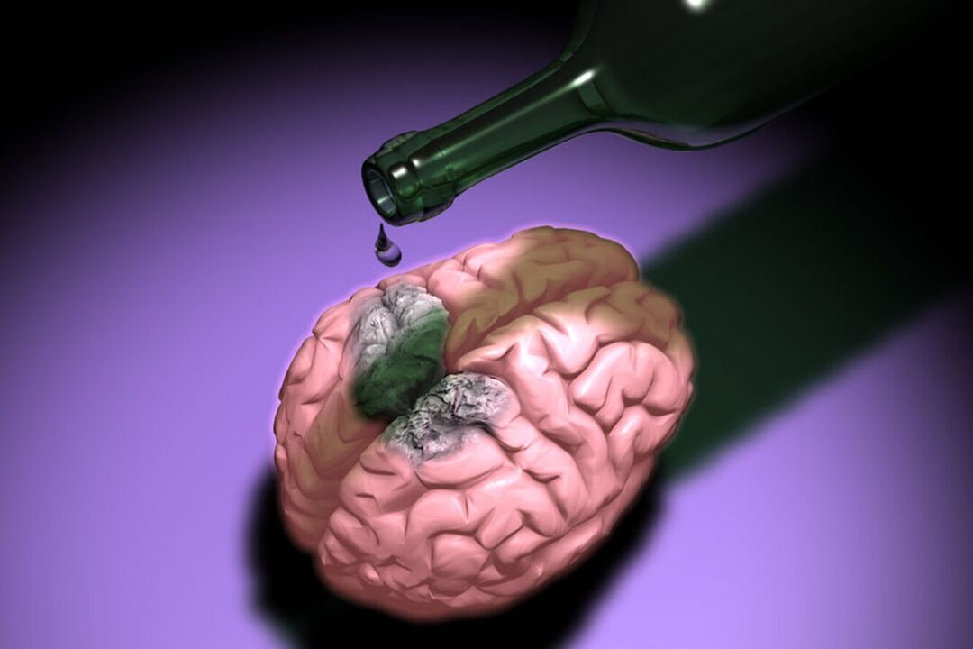 як алкоголь впливає на мозок