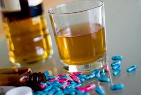 вживання алкоголю та антибіотиків